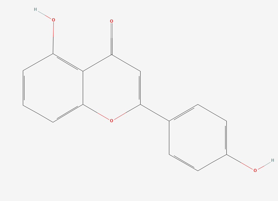Two-dimensional chemical structure of 5,4'-Dihydroxyflavone