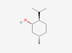 Two-dimensional chemical structure of (+)-Menthol, CAS 15356-60-2