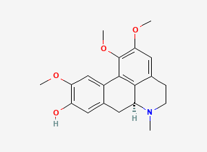 Two-dimensional chemical structure of Boldine EP Impurity D, CAS 2169-44-0