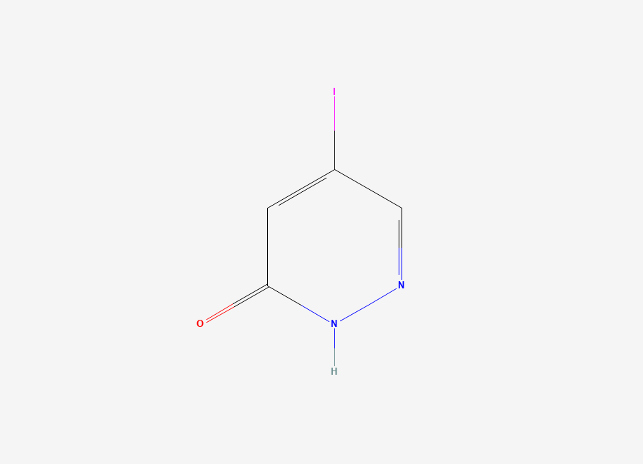 Two-dimensional chemical structure of 5-Iodo-2,3-dihydropyridazin-3-one