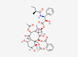 Two-dimensional chemical structure of Paclitaxel EP Impurity R / Paclitaxel Sec-Butyl Analog / (2S)-Dihydrocephalomannine, CAS 158948-96-0