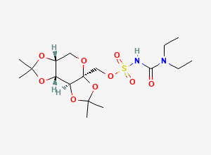 Two-dimensional chemical structure of Topiramate EP Impurity B, CAS 876403-98-4