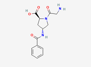 Two-dimensional chemical structure of Danegaptide
