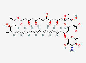 Two-dimensional chemical structure of Amphotericin B Impurity 3