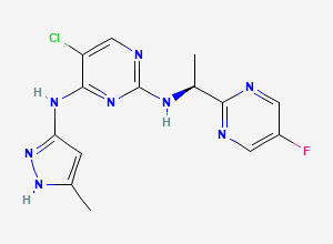 Two-dimensional chemical structure of Azd-1480