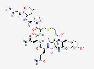 Two-dimensional chemical structure of Carbetocin