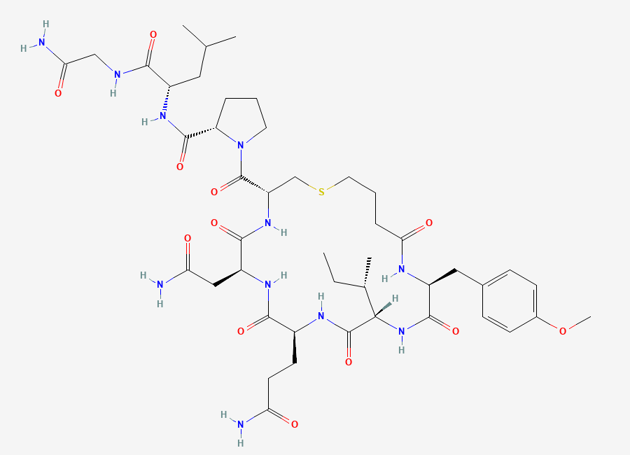 Two-dimensional chemical structure of Carbetocin