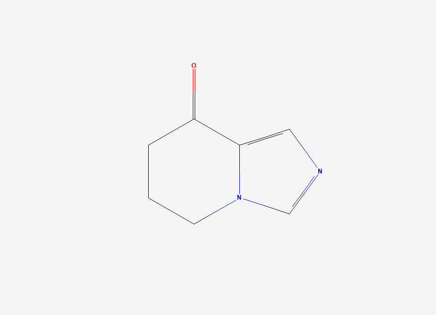 Two-dimensional chemical structure of 5H,6H,7H,8H-imidazo(1,5-a)pyridin-8-one