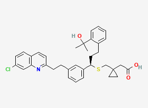 Two-dimensional chemical structure of Montelukast Dihydro Impurity, CAS 142147-67-9