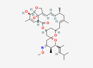 Two-dimensional chemical structure of Moxidectin EP Impurity L, CAS 119718-45-5