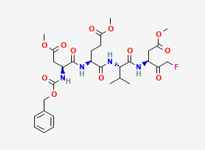 Two-dimensional chemical structure of Z-Devd-fmk