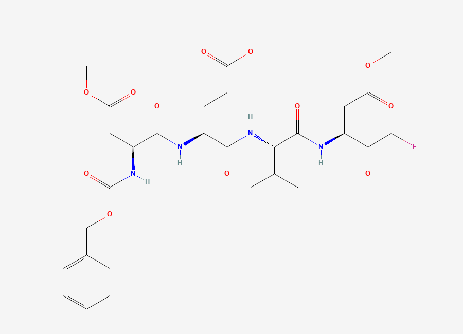 Two-dimensional chemical structure of Z-Devd-fmk