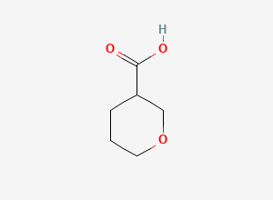 Two-dimensional chemical structure of Tetrahydro-2H-pyran-3-carboxylic Acid