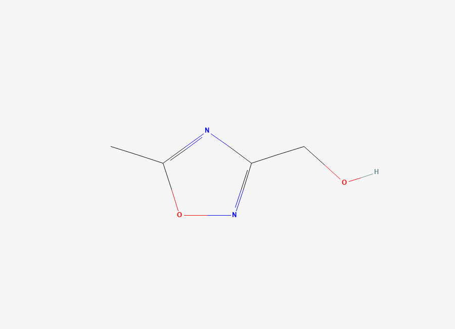 Two-dimensional chemical structure of (5-Methyl-1,2,4-oxadiazol-3-yl)methanol
