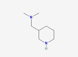 Two-dimensional chemical structure of N,N-Dimethyl-1-piperidin-3-ylmethanamine