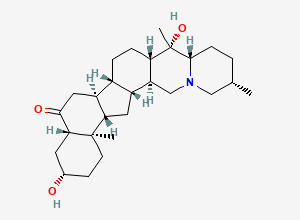 Two-dimensional chemical structure of Verticinone