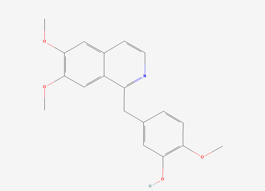 Two-dimensional chemical structure of Palaudine