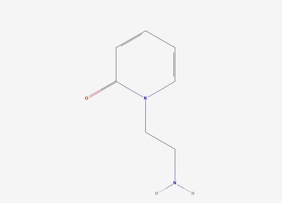 Two-dimensional chemical structure of 1-(2-Aminoethyl)pyridin-2(1H)-one