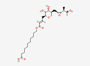 Two-dimensional chemical structure of Pseudomonic acid Impurity E, CAS 167842-57-1