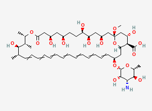 Two-dimensional chemical structure of Amphotericin B EP Impurity B