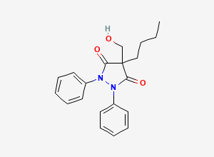 Two-dimensional chemical structure of Suxibuzone EP Impurity C (Free Base)