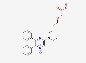 Two-dimensional chemical structure of Selexipag Metabolite N-Oxide, CAS 2732400-56-3