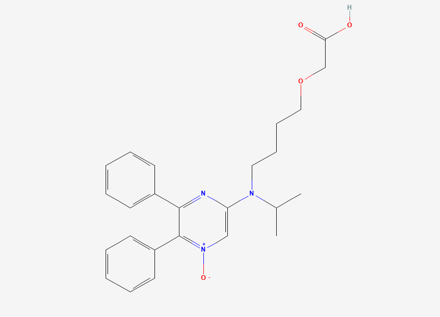 Two-dimensional chemical structure of Selexipag Metabolite N-Oxide, CAS 2732400-56-3