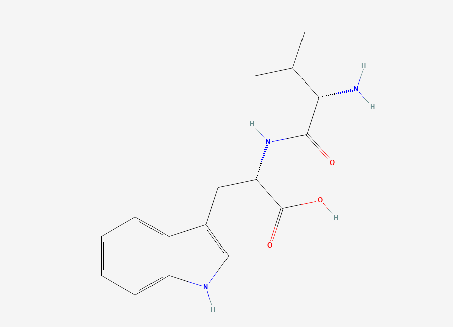 Two-dimensional chemical structure of Valyltryptophan