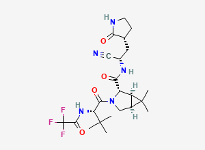 Two-dimensional chemical structure of Nirmatrelvir Impurity 31