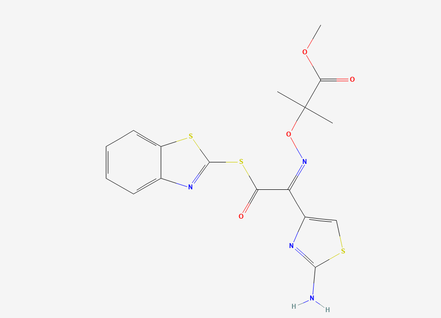 Two-dimensional chemical structure of Ceftazidime Impurity 22, CAS 2647895-25-6