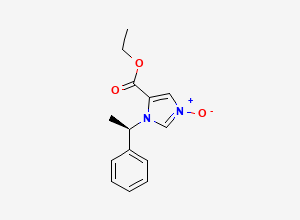 Two-dimensional chemical structure of Etomidate N-Oxide, CAS 2433776-55-5