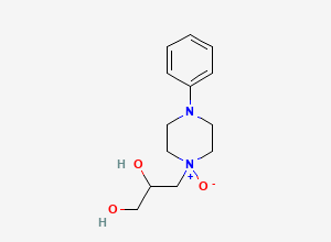 Two-dimensional chemical structure of Dropropizine N-oxide, CAS 152323-00-7