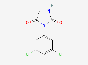 Two-dimensional chemical structure of Iprodione Des-(N-isopropylcarboxamid), CAS 27387-87-7