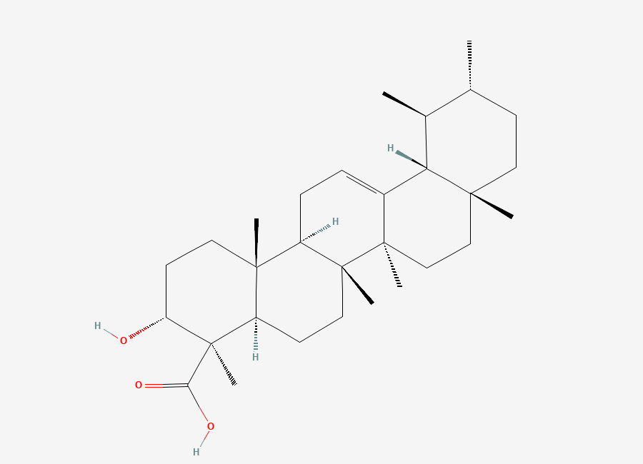 Two-dimensional chemical structure of Beta-Boswellic Acid