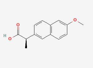 Two-dimensional chemical structure of Naproxen EP Impurity G, CAS 23979-41-1
