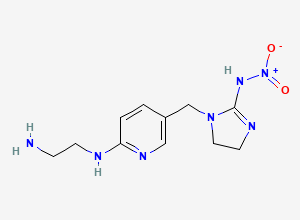 Two-dimensional chemical structure of Imidacloprid EP Impurity D