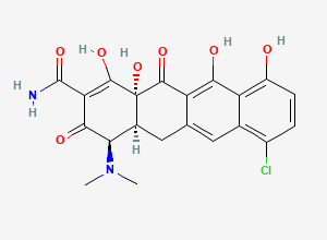 Two-dimensional chemical structure of Demeclocycline EP Impurity F, CAS 81181-91-1