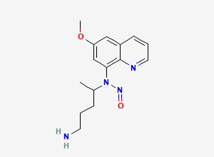 Two-dimensional chemical structure of N-Nitroso Primaquine