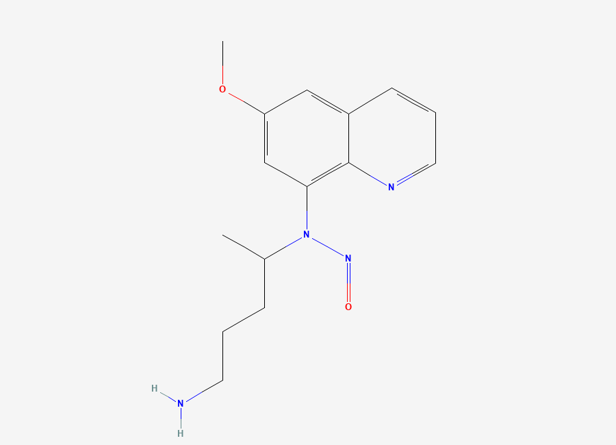 Two-dimensional chemical structure of N-Nitroso Primaquine