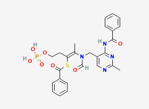 Two-dimensional chemical structure of Benfotiamine Amide, CAS 2643982-77-6