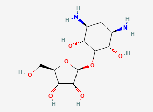 Two-dimensional chemical structure of De-cyclohexane-diol Neomycin, CAS 58096-76-7