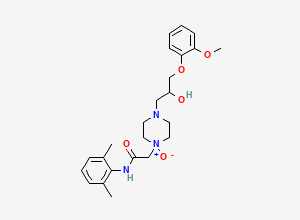 Two-dimensional chemical structure of Ranolazine 1-N-Oxide