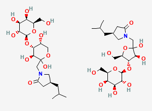 Two-dimensional chemical structure of PD 312236, PD 312237 Mixture