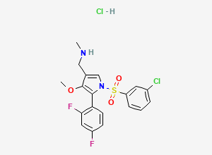 Two-dimensional chemical structure of Fexuprazan Impurity 1 (HCl Salt)