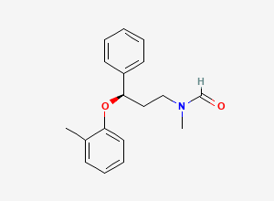 Two-dimensional chemical structure of N-Formyl Atomoxetine, CAS 2376668-89-0