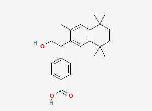 Two-dimensional chemical structure of 2-Hydroxy-bexarotene