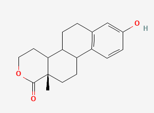 Two-dimensional chemical structure of Estriol EP Impurity I, CAS 15370-49-7