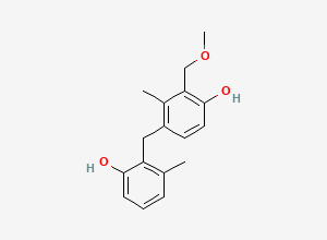 Two-dimensional chemical structure of Peniphenylane D, CAS 2194580-67-9
