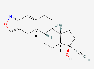 Two-dimensional chemical structure of Danazol Isoxazole Ring Isomers