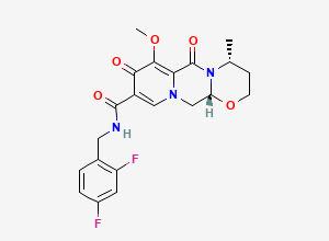 Two-dimensional chemical structure of Dolutegravir Impurity 15